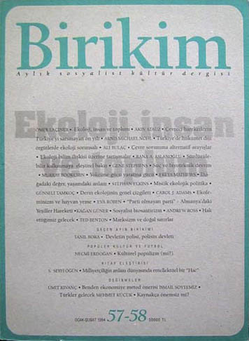 Birikim Sayı 57-58 - Ocak/Şubat 1994