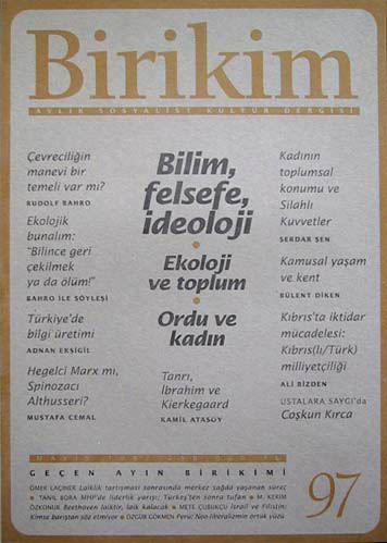 Birikim Sayı 97 - Mayıs 1997