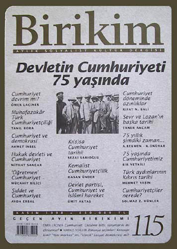 Birikim Sayı 115 - Kasım 1998