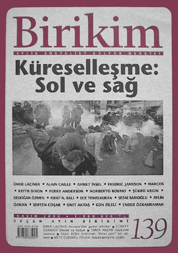 Birikim Sayı 139 - Kasım 2000