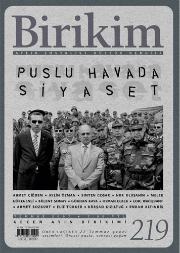 Birikim Sayı 219 - Temmuz 2007