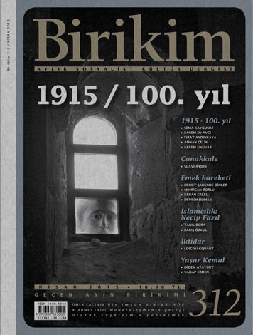Birikim Sayı 312 - Nisan 2015