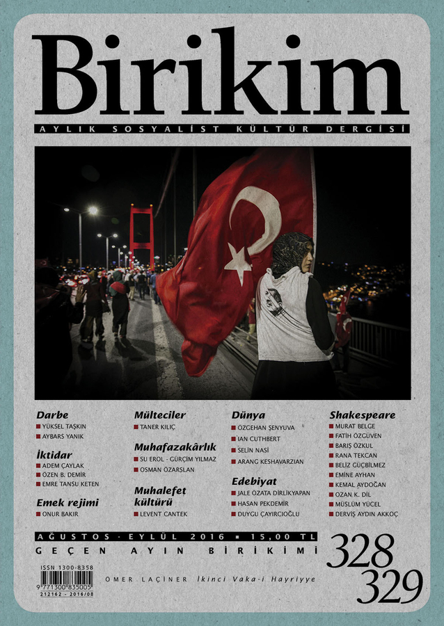 Birikim Sayı 328-329 - Ağustos/Eylül 2016
