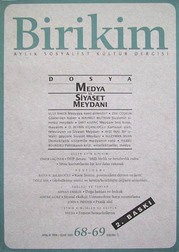 Birikim Sayı 68-69 - Aralık/Ocak 1995