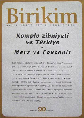 Birikim Sayı 90 - Ekim 1996