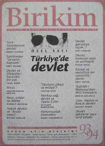 Birikim Sayı 93-94 - Ocak/Şubat 1997