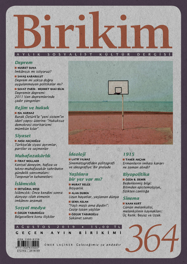 Birikim Sayı 364 - Ağustos 2019